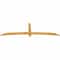 Ekena Millwork Bellingham Rough Sawn Timber Gable Bracket, Western Red Cedar, 96"W x 28"H x 2"D x 4"F, 7/12 Pitch GBW096X28X0204BEL00RWR - alternate 2